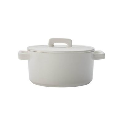 Epicurious Round Casserole 500ml White