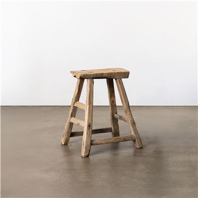 Reclaimed Square Stool