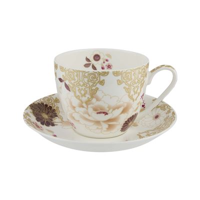 Kimono Breakfast Cup & Saucer 480mL White