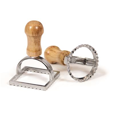 Round & Square Ravioli Cutters Set of 2