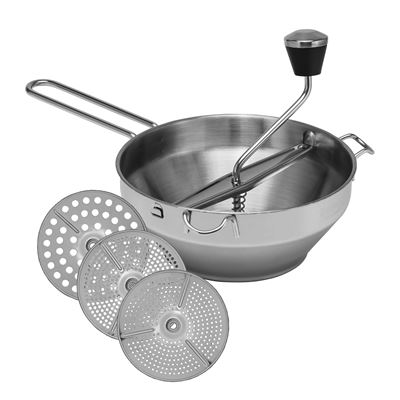 Rotary Food Mill With 3 Discs