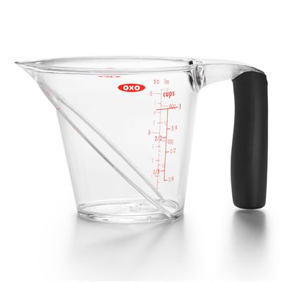 Angled Plastic Measuring Jug – 1 Cup/ 237Ml