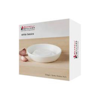White Basics Ginger/Garlic Grater 9cm Gift Boxed