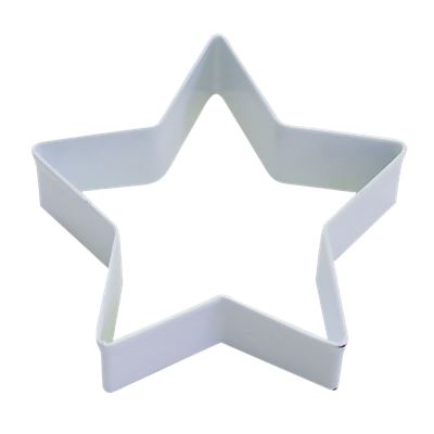 Star Cookie Cutter 9cm White
