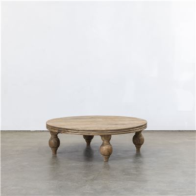 Andorra Round Teak Coffee Table 100x100x30cm Dingklik