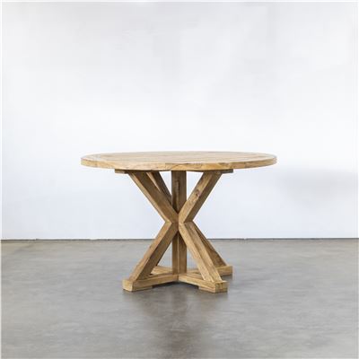 Mont Round Slat Dining Table 120cm
