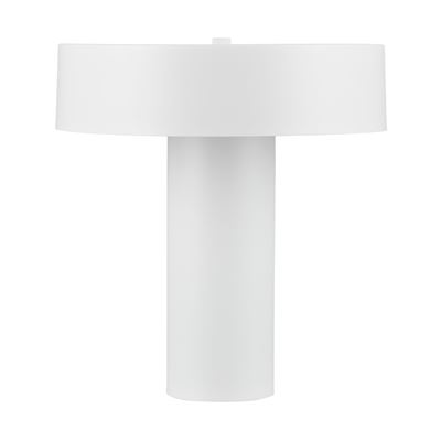 Thiago Metal Table Lamp White