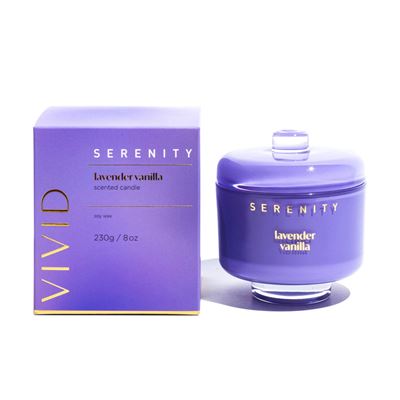 Vivid Lavendar Vanilla Candle 230g