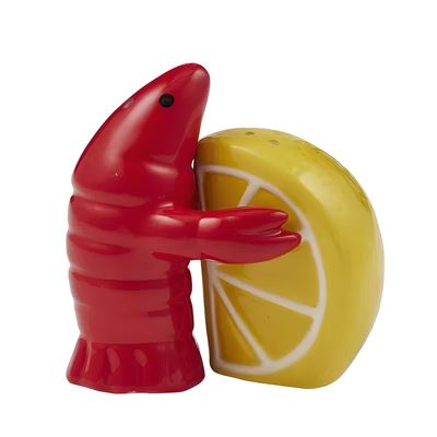 Prawn/Lemon Ceramic Salt & Pepper Set