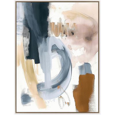 Lola A – Framed Canvas 120x80cm Natural