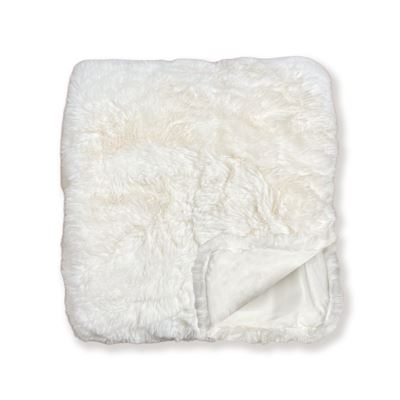 Haven Faux Fur Throw 130x180cm Snow