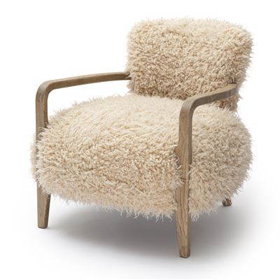 Paris 1940 Accent Chair and Ottoman Set