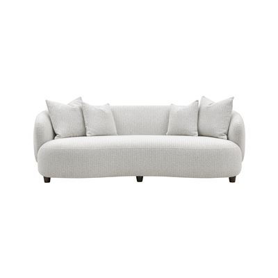 Hugo Curved Sofa 3 Seater Dune
