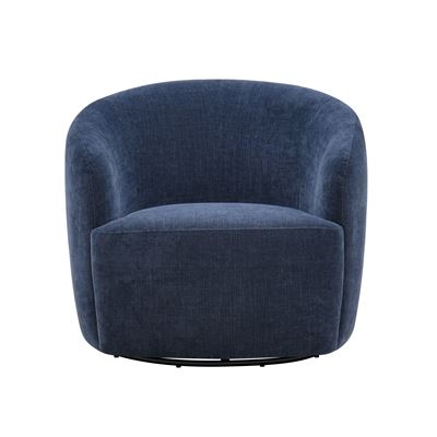 Chloe Swivel Armchair Indigo