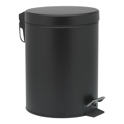 Utility Peddle Bin 5L Black