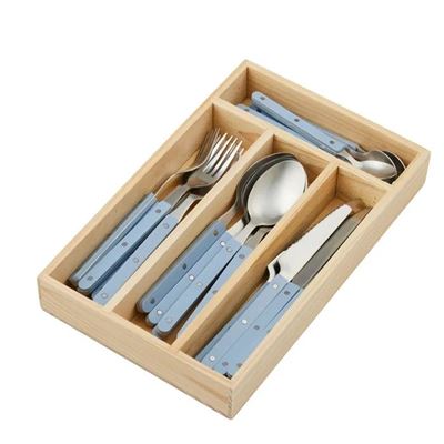 Remy Cutlery Set 24pc Denim