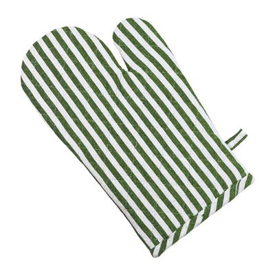 Maison Oven Glove Sage Stripe