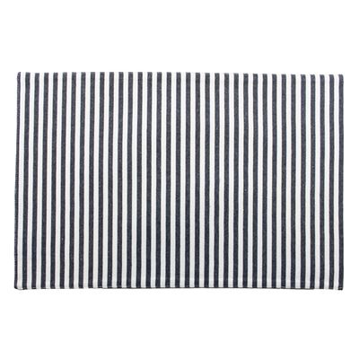 Regal Washed Cotton Fused Placemat Navy