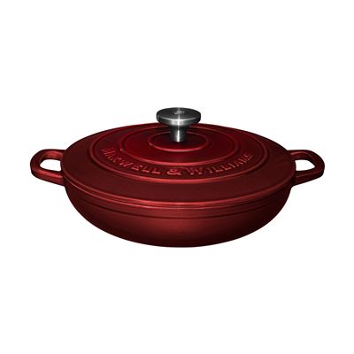 Cast Iron Braiser 27cm/3.3L Merlot