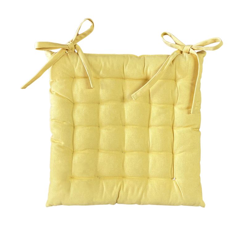 Terrace Chair Pad 40x40cm Lemon UV/Water Resistant
