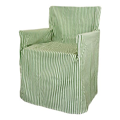 PRE-ORDER | Terrace Director Chair Cover Sage Thin Stripe UV/Water Resistant – DUE 9/3/2026