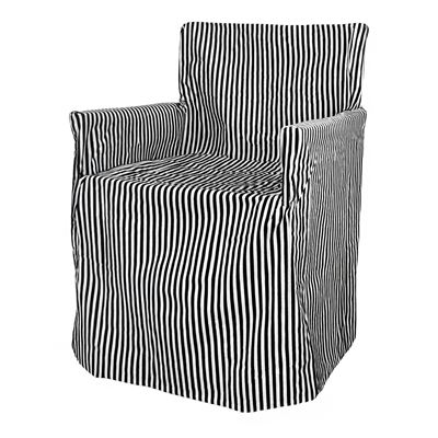 PRE-ORDER | Terrace Director Chair Cover Black Thin Stripe UV/Water Resistant – DUE 9/3/2026