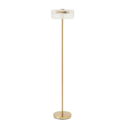 Deluca Metal/Glass Floor Lamp 30x145cm