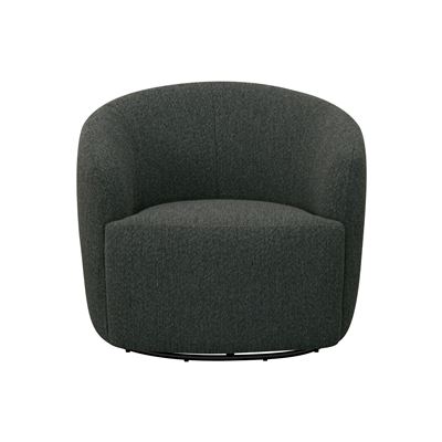 Chloe Swivel Armchair Coal