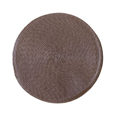 Tana Placemat Round 38cm Coffee