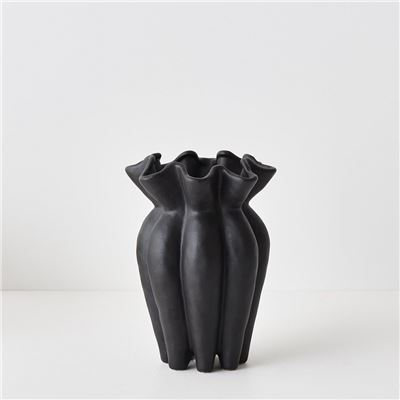 Gustel Vase 24cm Black