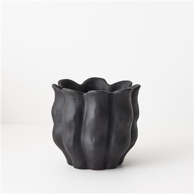 Olivia Pot 15x16cm Black