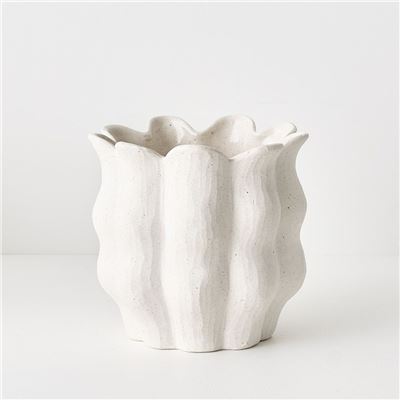 Olivia Pot 19x20cm White