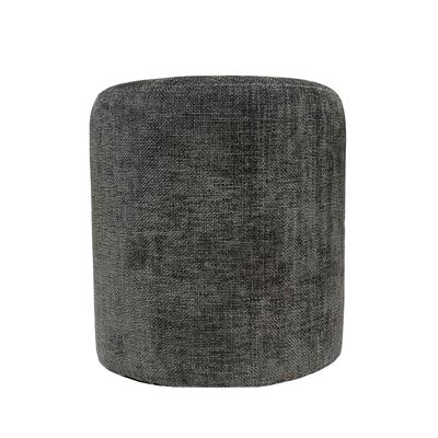 Coco Round Ottoman Stool Charcoal