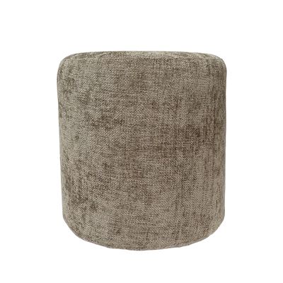 Coco Round Ottoman Stool Mocha
