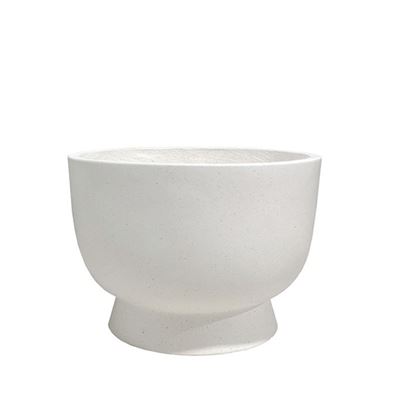 Shanti Planter Medium 29x37cm White Terrazzo