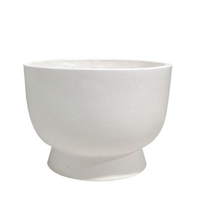 Shanti Planter Large 36x44cm White Terrazzo