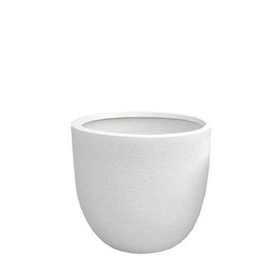 Ellis Planter Small 22cm White Sandstone
