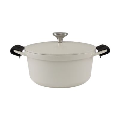 Cast Lite Non-Stick Casserole 24cm/4.2L Ecru