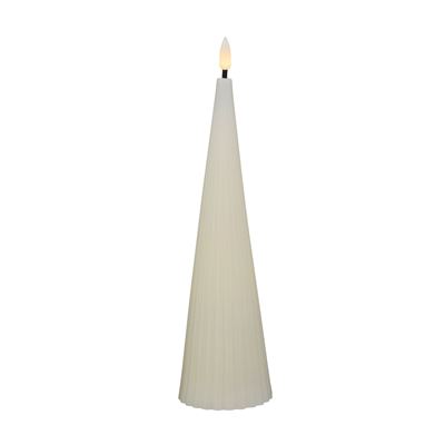 Let’s Get Lit Linea LED Cone Wax Candle 7x22cm Soy