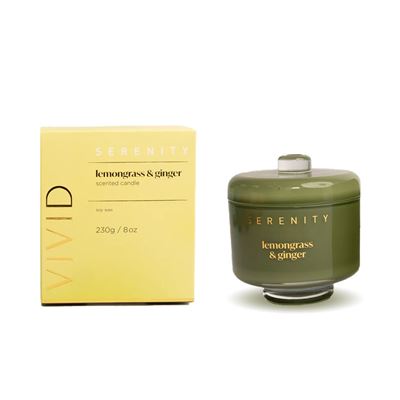 Vivid Lemongrass & Ginger Candle 230g