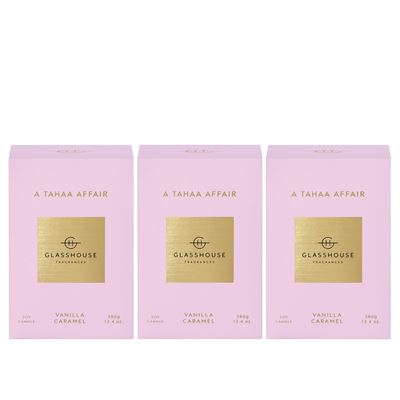 A Tahaa Affair Candle 380g Bundle Set of 3