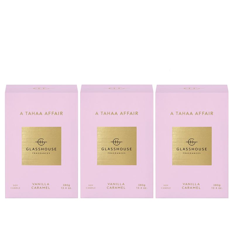 A Tahaa Affair Candle 380g Bundle Set of 3
