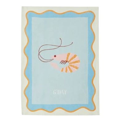G’Day Cotton Tea Towel 50x70cm Blue