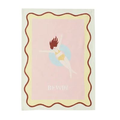 Bewdy Cotton Tea Towel 50x70cm Pink