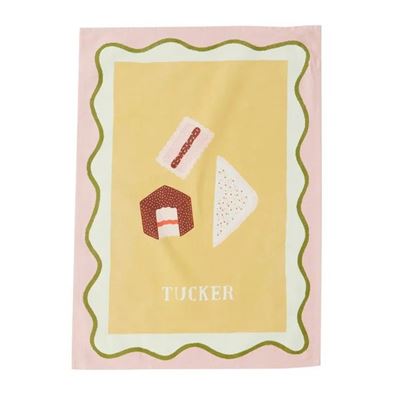 Tucker Cotton Tea Towel 50x70cm Mustard