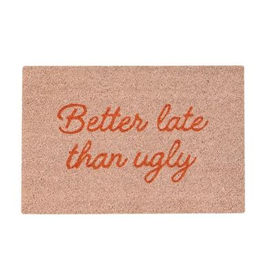 Better Late PVC Back Coir Door Mat 40x60cm