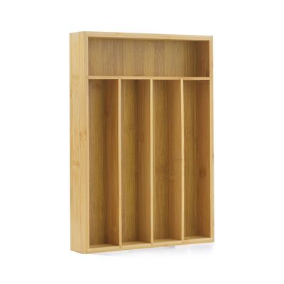 Bamboo Cutlery Drawer Organiser