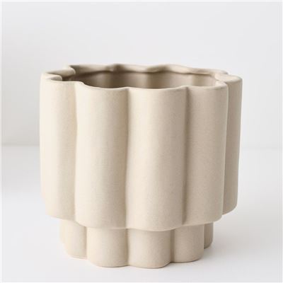 Gustel Pot 20x23cm Putty