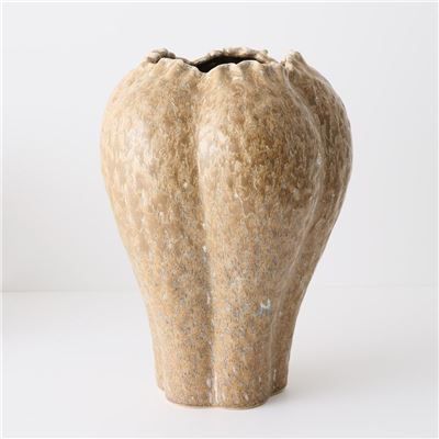 Nagio Vase 40cmh x 29cmd – Caramel