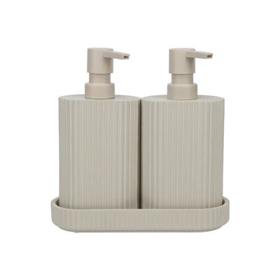 Wash Station Duo & Hand Soap 1L Package Taupe